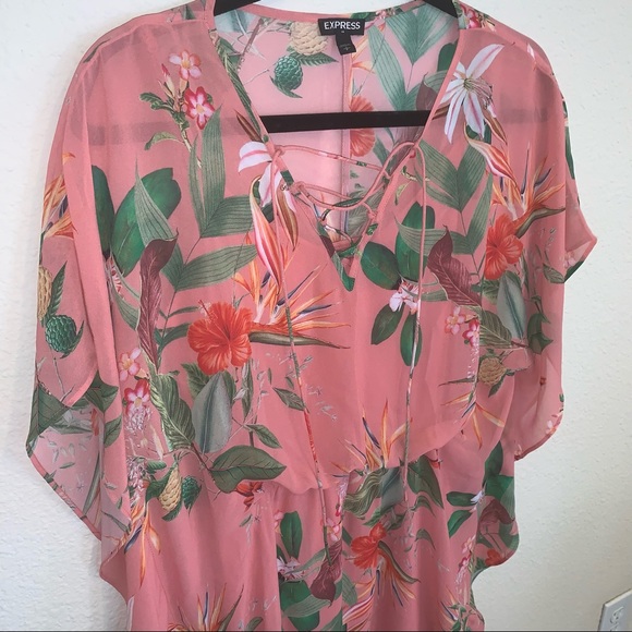 Express Tropical Dress - Picture 5 of 16